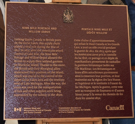 Canadian National Historic Site Sign